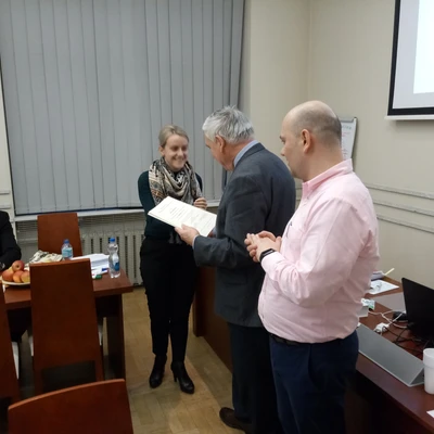 Rozdanie certyfikatów 2.02.2020