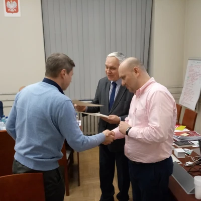 Rozdanie certyfikatów 2.02.2020