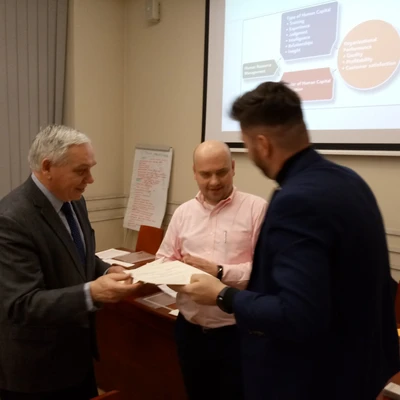 Rozdanie certyfikatów 2.02.2020