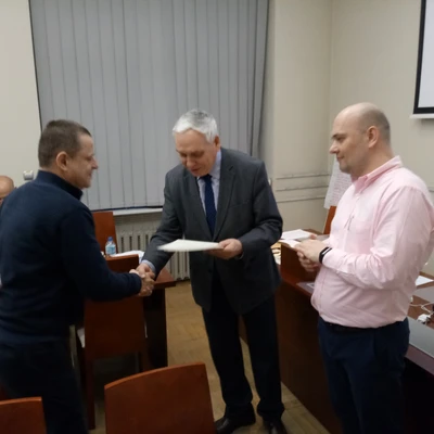Rozdanie certyfikatów 2.02.2020